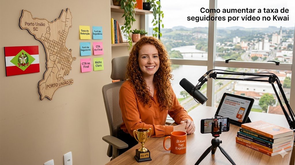 Como aumentar a taxa de seguidores por vídeo no Kwai com estratégias de conversão e posicionamento de perfil