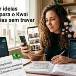 Como criar ideias de vídeos para o Kwai todos os dias sem travar com calendário de pautas e gráfico de crescimento