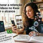 Como melhorar a retenção dos seus vídeos no Kwai e aumentar o alcance com curva de retenção e estratégia de gancho