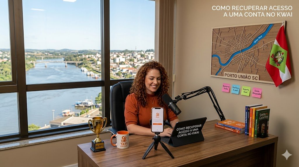 Como recuperar acesso a uma conta no Kwai por celular e-mail ou suporte da plataforma