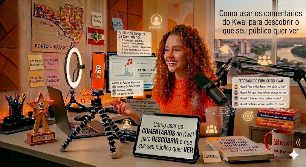 Como usar os comentários do Kwai para descobrir o que seu público quer ver