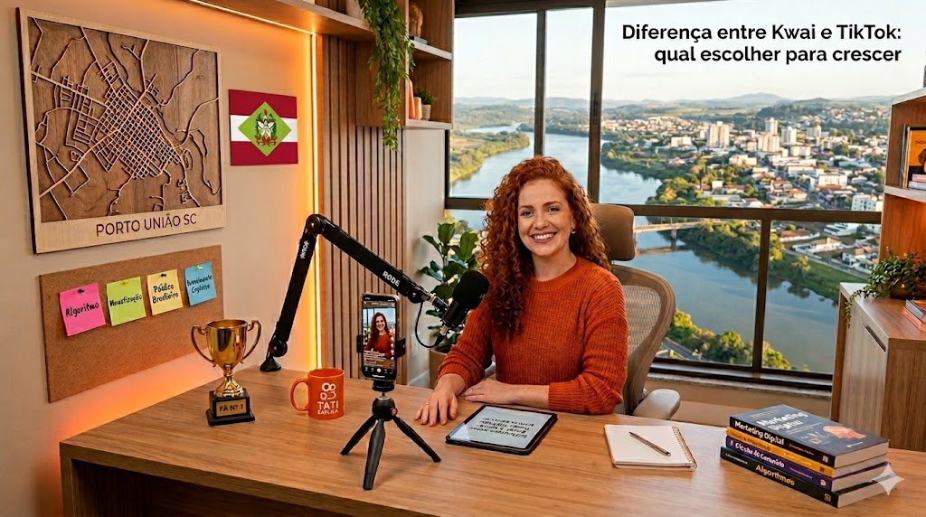 Diferença entre Kwai e TikTok qual escolher para crescer como criador de conteúdo no Brasil
