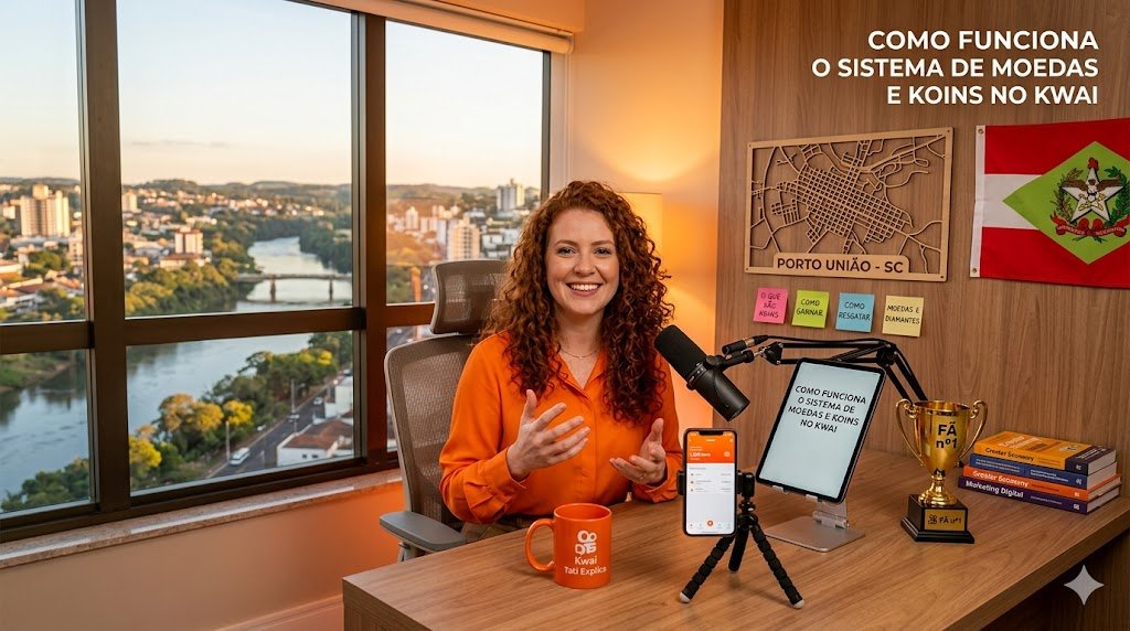 Como funciona o sistema de diamantes e Koins no Kwai para criadores que monetizam com presentes nas lives